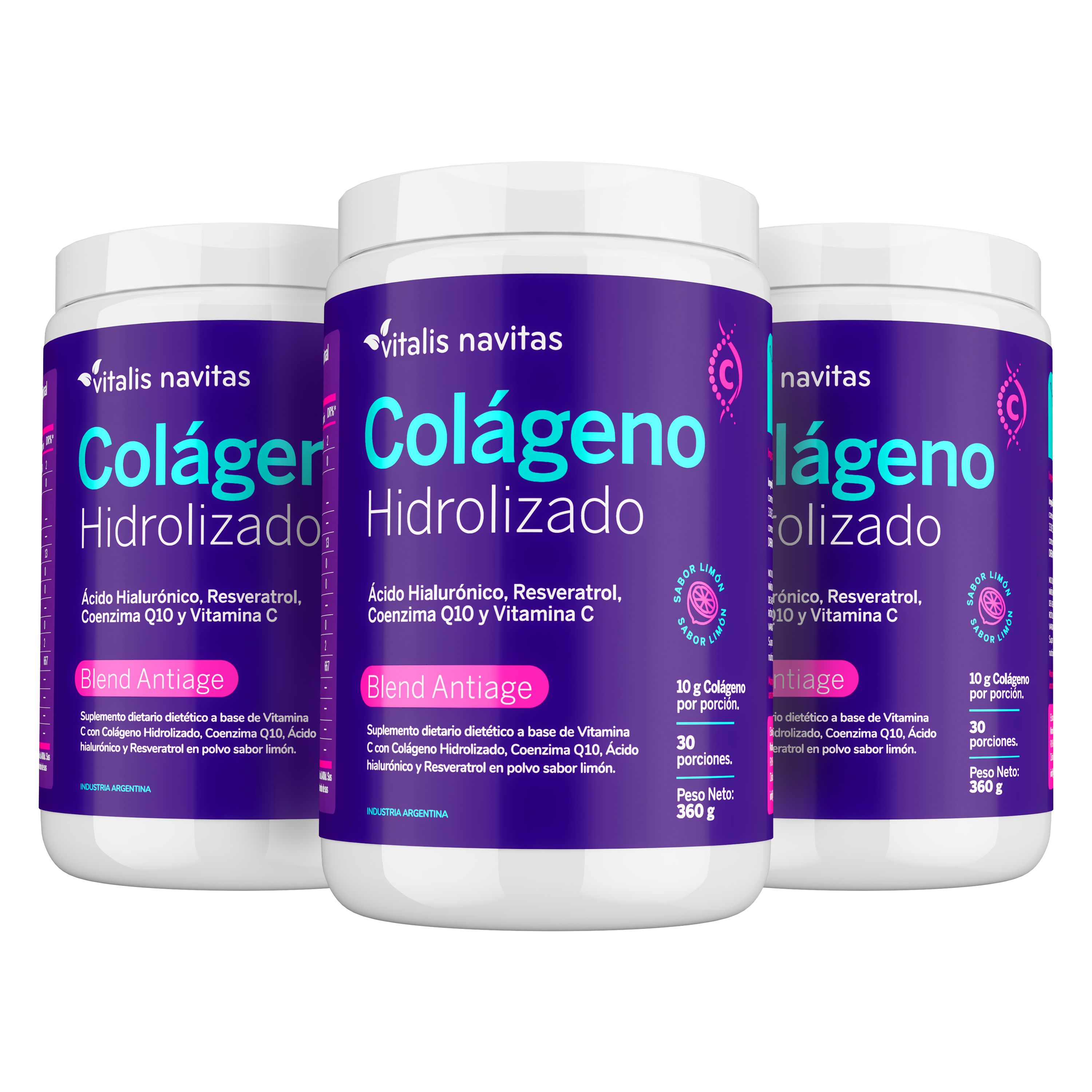 Colágeno Antiage — Blend 5 en 1