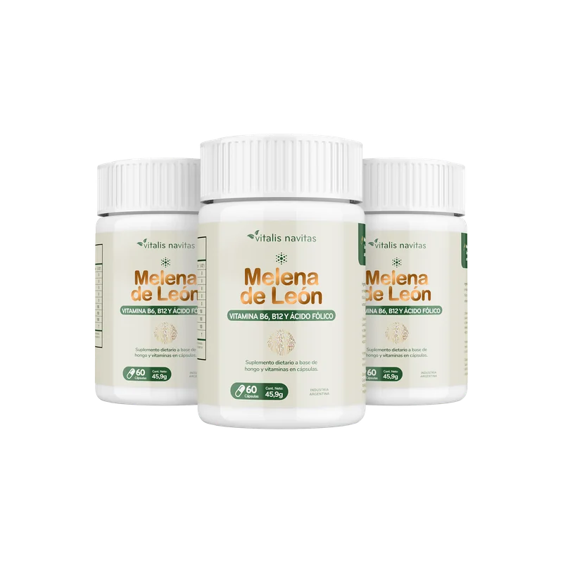 Melena de León + B6, B12 y Ácido Fólico